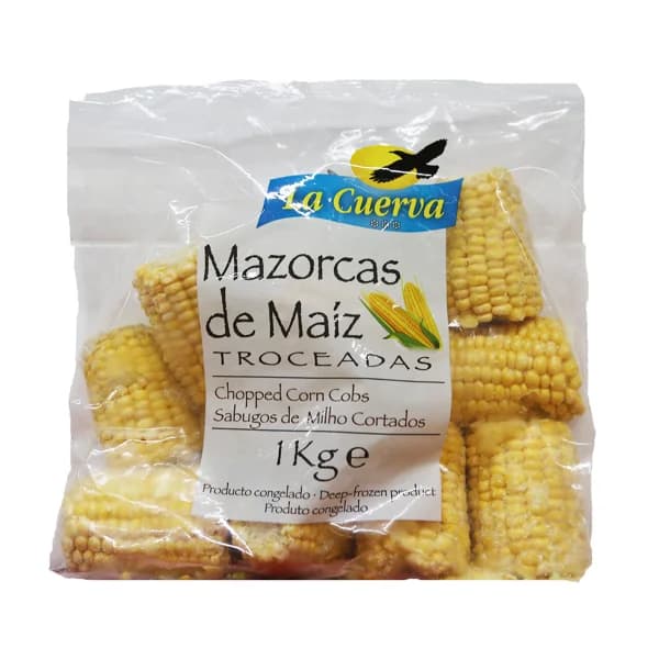 LA CUERVA Mazorcas de maiz en trozos 1 kg. - 1 kg - Imagen del producto en Findit