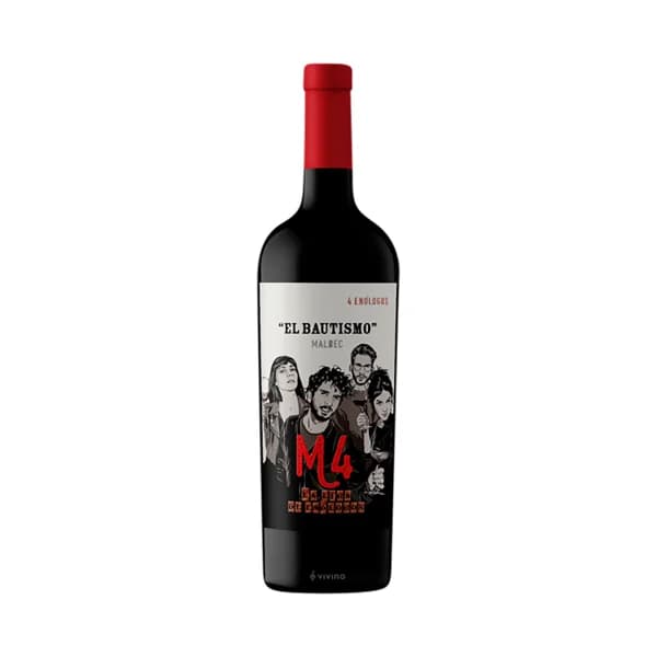 EL BAUTISMO M 4 Vino tinto elaborado en Argentina EL BAUTISMO botella de 75 cl. - 1 ud - Imagen del producto en Findit