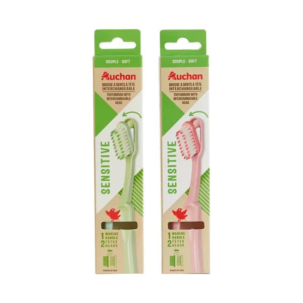 PRODUCTO ALCAMPO Sensitive Cepillo de dientes con cabezal intercambiable con filamentos suaves. - 1 ud - Imagen del producto en Findit