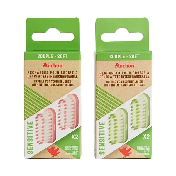 PRODUCTO ALCAMPO Sensitive Recambios de cepillo de dientes con cabezal con filamentos suaves 2 uds. - 1 ud - Imagen del producto en Findit