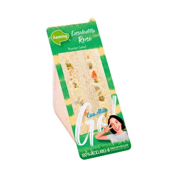 ÑAMING Sandwich de ensaladilla ÑAMING 140 g. - 0.14 kg - Imagen del producto en Findit