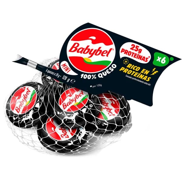 BABYBEL Minibabybel protein 6 uds. 120 g. - 0.12 kg - Imagen del producto en Findit