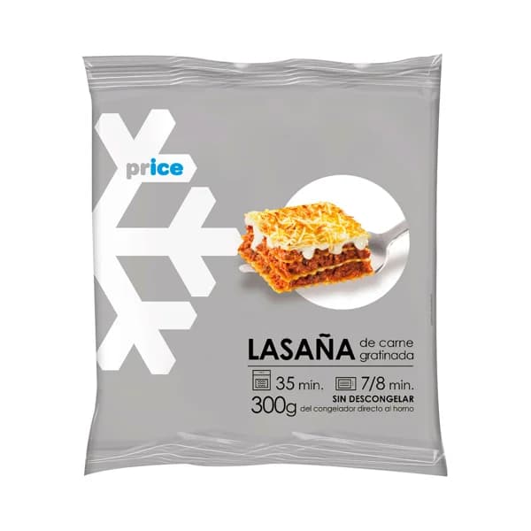 AUDENS FOOD Lasaña a la boloñesa con bechamel 300 g. - 0.3 kg - Imagen del producto en Findit