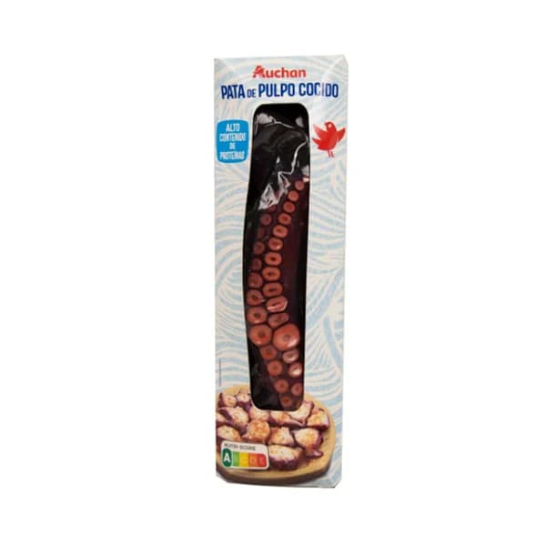 AUCHAN Pata de pulpo cocido 250 g. Producto Alcampo - 0.25 kg - Imagen del producto en Findit