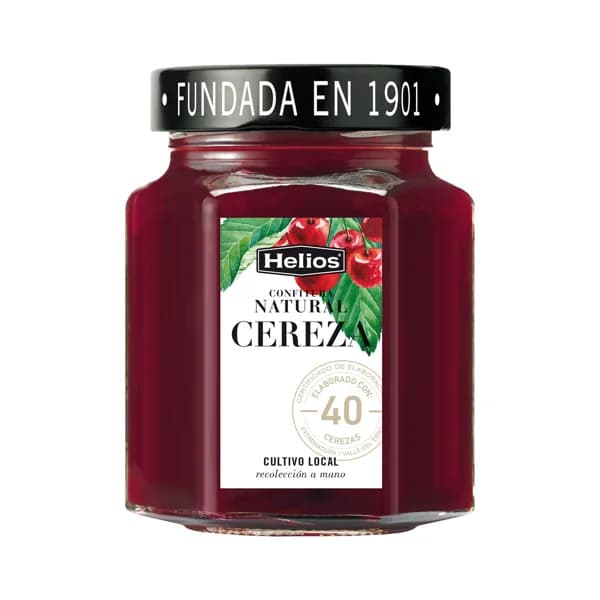 HELIOS Confitura natural con sabor a cereza 330 g. - 0.33 kg - Imagen del producto en Findit