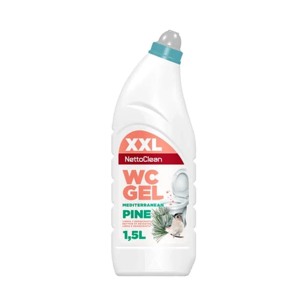 NETTOCLEAN Limpiador y desincrustante en gel para WC, con aroma a pino mediterráneo 1.5 l. - 1.5 l - Imagen del producto en Findit