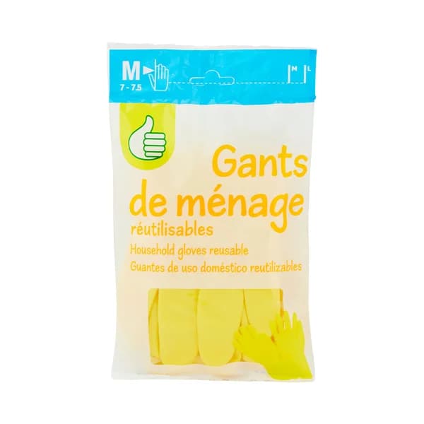 PRODUCTO ECONÓMICO ALCAMPO Guantes reutilizables t/m 2 uds. - 1 ud - Imagen del producto en Findit