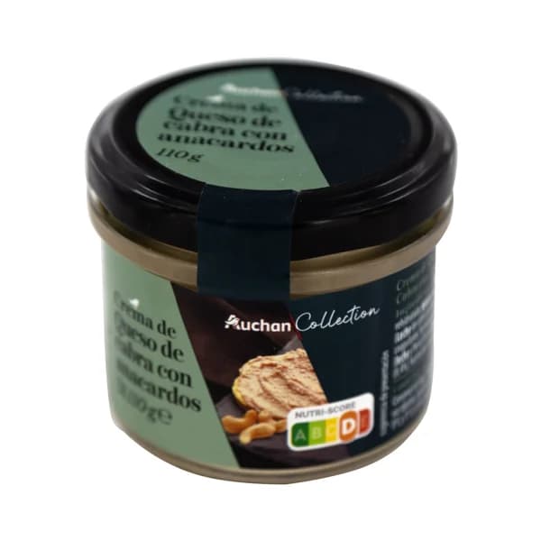 PRODUCTO ALCAMPO Collection Crema de queso de cabra con anacardos 110 g. - 0.11 kg - Imagen del producto en Findit