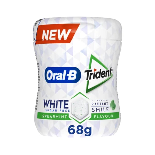 TRIDENT Chicles de hierbabuena TRIDENT Oral-B White 68 g. - 0.07 kg - Imagen del producto en Findit