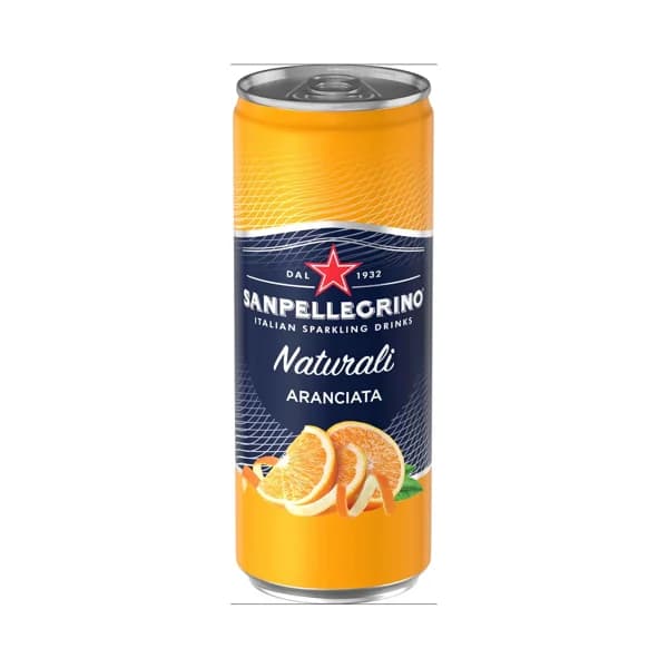 SANPELLEGRINO Agua con gas y zumo de naranja 330 ml. - 0.33 l - Imagen del producto en Findit