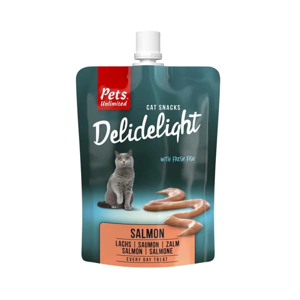 PETS UNLIMITED Delidelight, Alimentación húmeda para gato en bolsa, sabor a pollo  80 g. - 0.08 kg - Imagen del producto en Findit