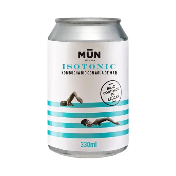 MUN Kombucha isotonica BIO con agua de mar 330 ml - 0.33 l - Imagen del producto en Findit