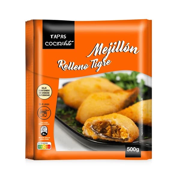 COCINARTE Mejillon relleno tigre 500 g. - 0.5 kg - Imagen del producto en Findit