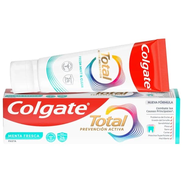 COLGATE Total prevención activa Pasta de dientes con sabor a menta fresca 75 ml. - 0.08 l - Imagen del producto en Findit