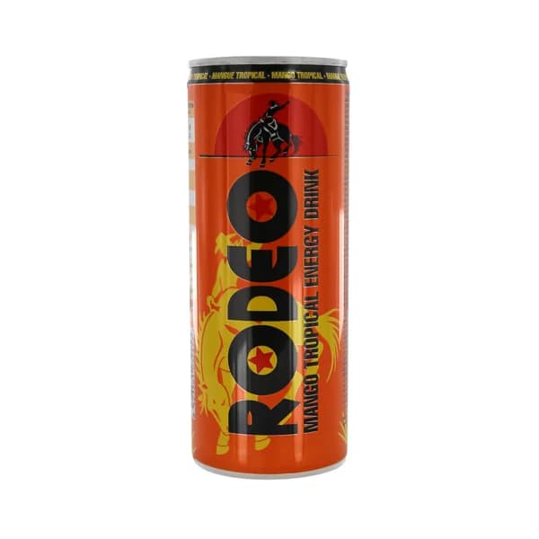RODEO Bebida energética sabor mango tropical lata 250 ml. - 0.25 l - Imagen del producto en Findit