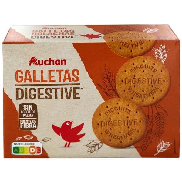 PRODUCTO ALCAMPO Galletas digestive de trigo 800 g. - 0.8 kg - Imagen del producto en Findit