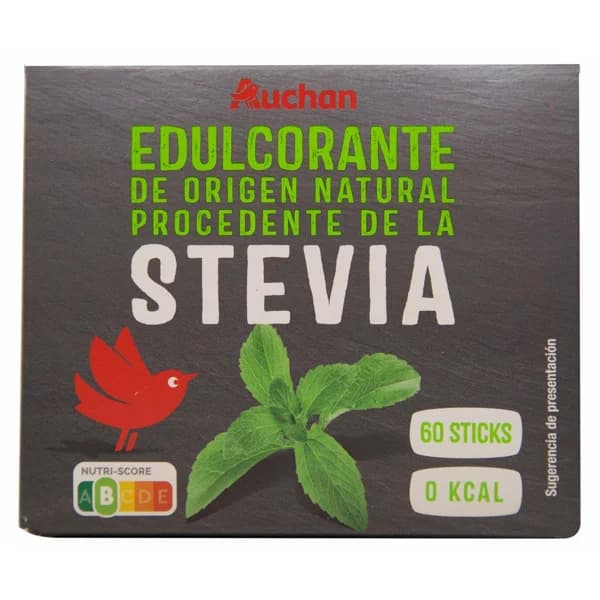 PRODUCTO ALCAMPO Palitos de estevia 60 uds. - 0.06 kg - Imagen del producto en Findit