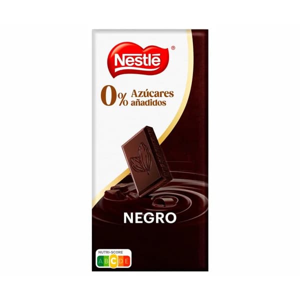 NESTLÉ Chocolate negro 47 % de cacao, sin azucares añadidos 125 g. - 0.12 kg - Imagen del producto en Findit
