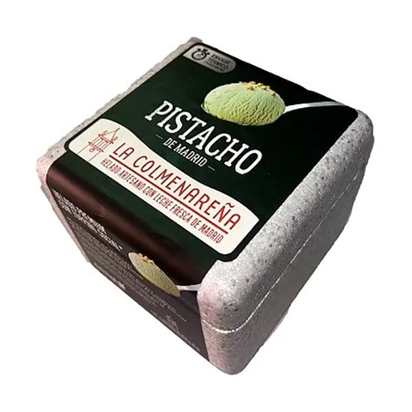 LA COLMENAREÑA Tarrina de helado cremoso de pistacho 500 ml. - 0.32 kg - Imagen del producto en Findit