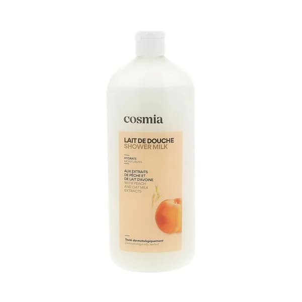 COSMIA Gel para baño o ducha (leche de ducha), con extractos de melocotón y leche de avena 750 ml. - 0.75 l - Imagen del producto en Findit