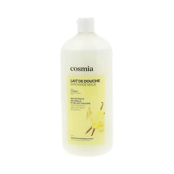 COSMIA Gel para baño o ducha (leche de ducha), con extractos de vainilla y leche de avena 750 ml. - 0.75 l - Imagen del producto en Findit