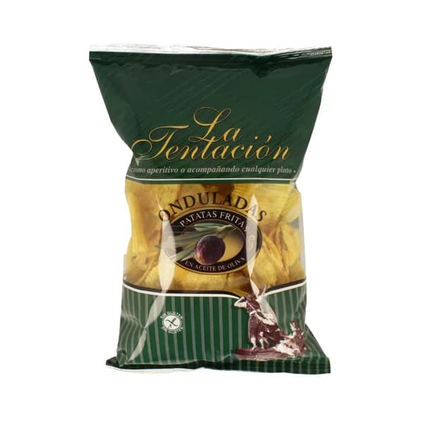 LA TENTACIÓN Patatas fritas onduladas LA TENTACIÓN 150 g. - 0.12 kg - Imagen del producto en Findit