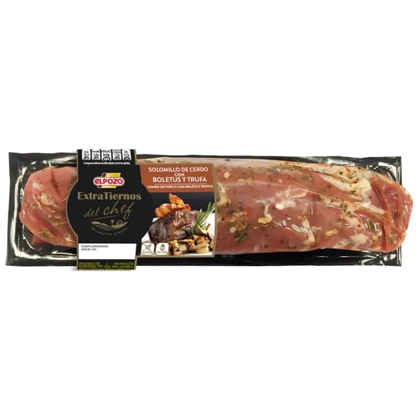 Solomillo de cerdo con boletus y trufa EL POZO Extratiernos del chef. - 1 ud - Imagen del producto en Findit