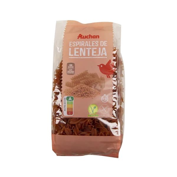 PRODUCTO ALCAMPO Espirales de lentejas PRODUCTO ALCAMPO 250 g. - 0.25 kg - Imagen del producto en Findit