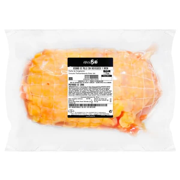 MOIBÓ Redondo de pollo relleno con huevo, queso y bacon 700 g. - 0.7 kg - Imagen del producto en Findit