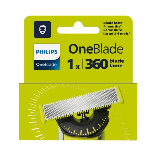 PHILIPS Oneblade 360 Cuchilla para maquinillas de afeitar (cara y cuerpo). - 1 ud - Imagen del producto en Findit