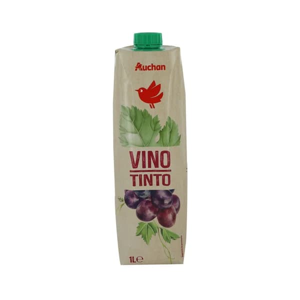 PRODUCTO ALCAMPO Vino tinto de mesa, sin denominación de origen PRODUCTO ALCAMPO brik 1 l. - 1 l - Imagen del producto en Findit