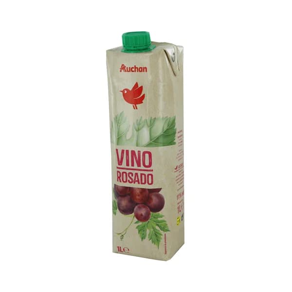 PRODUCTO ALCAMPO Vino rosado de mesa, sin denominación de origen PRODUCTO ALCAMPO brik 1l. - 1 l - Imagen del producto en Findit
