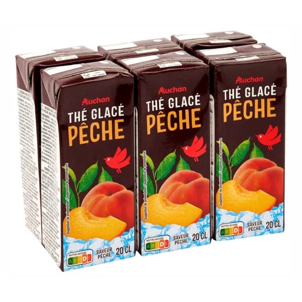 PRODUCTO ALCAMPO Bebida té melocotón pack 6 x 20 cl. - 1.2 l - Imagen del producto en Findit