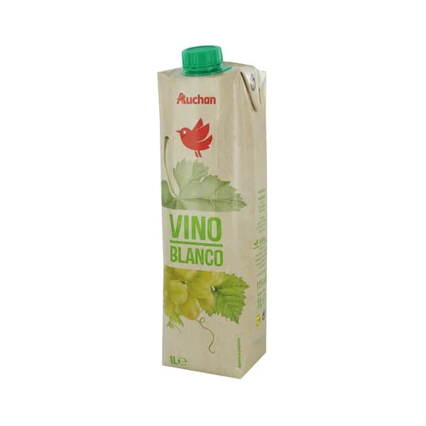 PRODUCTO ALCAMPO Vino blanco de mesa sin denominación de origen PRODUCTO ALCAMPO brik 1l. - 1 l - Imagen del producto en Findit