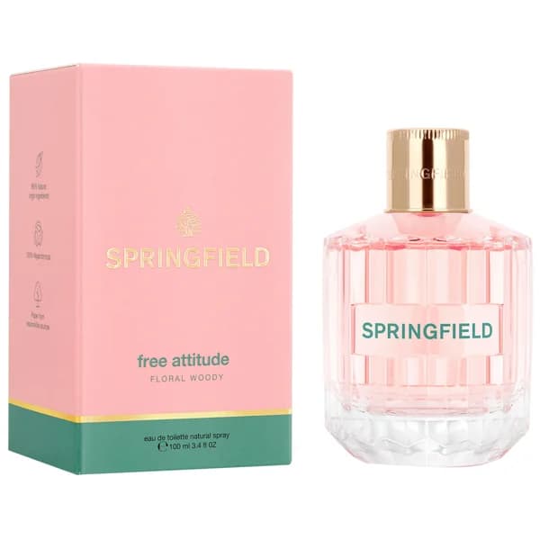 SPRINGFIELD Free attitude floral woody Eau de toilette para mujer con vaporizador en spray 100 ml. - 0.1 l - Imagen del producto en Findit