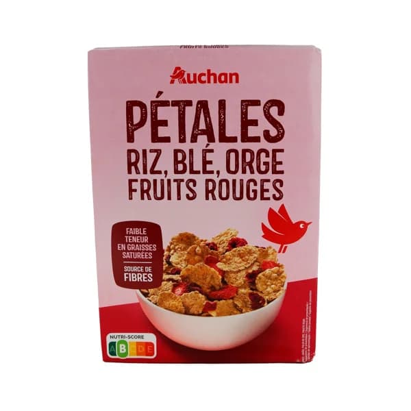 PRODUCTO ALCAMPO Copos de arroz, trigo integral y cebada, con frutos rojos 500 g. - 0.5 kg - Imagen del producto en Findit