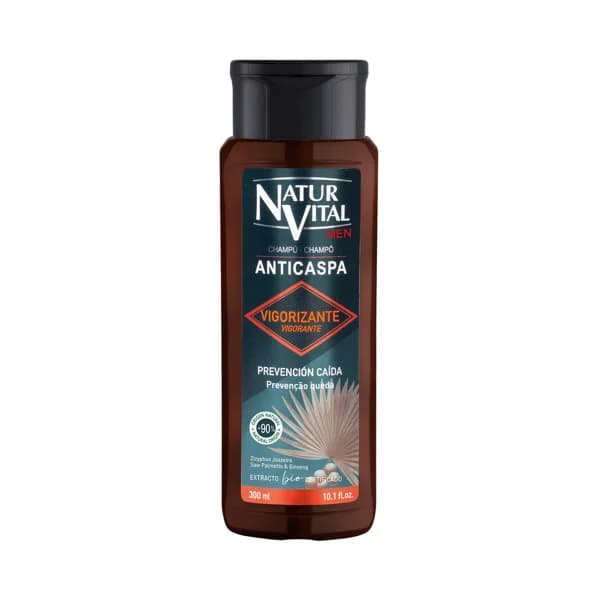 NATUR VITAL Men Champú anticaspa y vigorizante, que previene la caida del cabello 300 ml. - 0.3 l - Imagen del producto en Findit