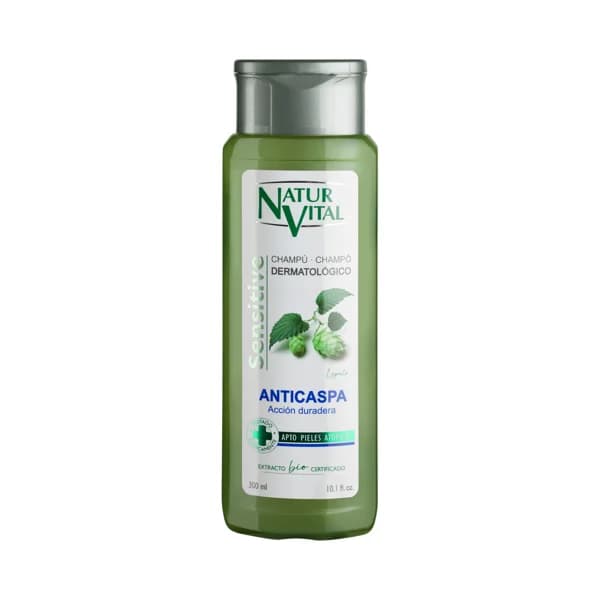 NATUR VITAL Sensitive Champú anticaspa acción duradera, para pieles sensibles 300 ml. - 0.3 l - Imagen del producto en Findit