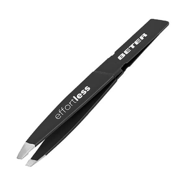 BETER Effortless Pinza de depilar de 10 cm. con punta oblicua de acero inoxidable. - 1 ud - Imagen del producto en Findit