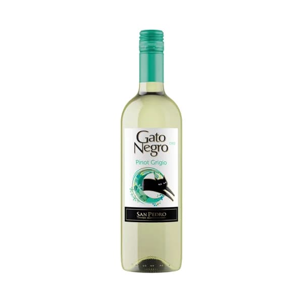 GATO NEGRO Vino blanco Pinot Grigio, elaborado en Chile botella 75 cl. - 1 ud - Imagen del producto en Findit