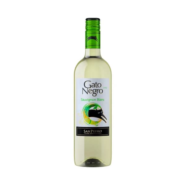GATO NEGRO Vino blanco Sauvignon blanc elaborado en Chile botella 75 cl. - 1 ud - Imagen del producto en Findit