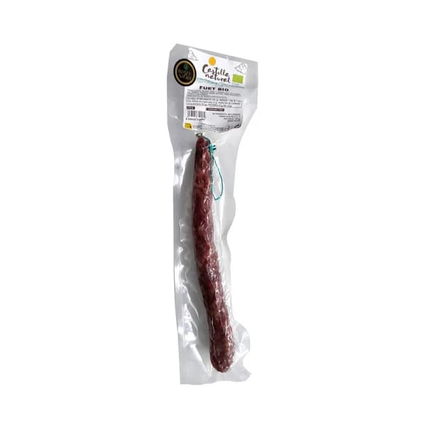 RAZA Y SABOR Castilla natural Fuet extra ecológico 200 g. - 0.2 kg - Imagen del producto en Findit