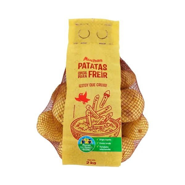 ALCAMPO CULTIVAMOS LO BUENO Patatas para freír malla 2 kg. - 2 kg - Imagen del producto en Findit