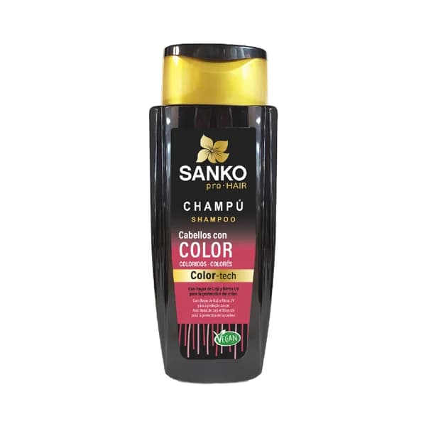 SANKO Color tech Champú con bayas de Goji y filtros UV, para cabellos teñidos 270 ml. - 0.27 l - Imagen del producto en Findit