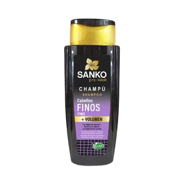 SANKO + Volumen Champú con Natura-tec Abysoft para cabellos finos 270 ml. - 0.27 l - Imagen del producto en Findit