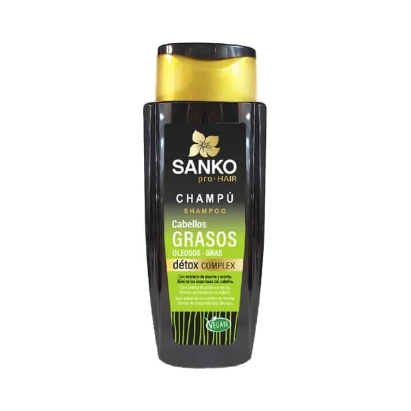 SANKO Détox complex Champú con extracto de pepino y menta para cabellos grasos SANKI Detox complex 270 ml. - 0.27 l - Imagen del producto en Findit