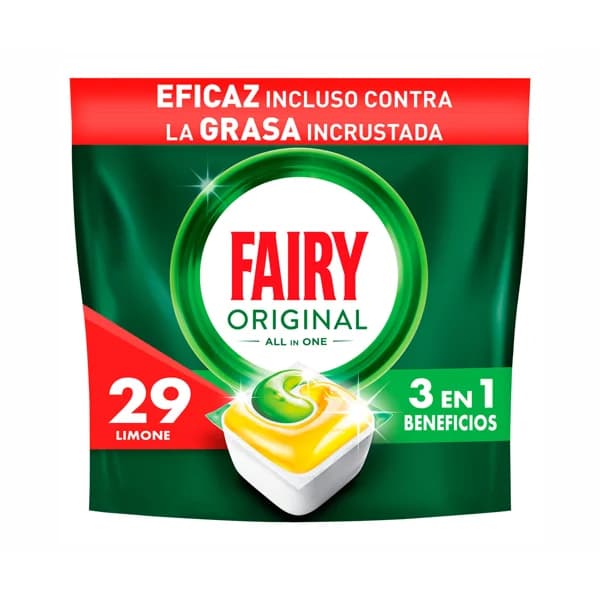 FAIRY Lavavajillas máquina original 29 und 392 g. - 0.39 kg - Imagen del producto en Findit
