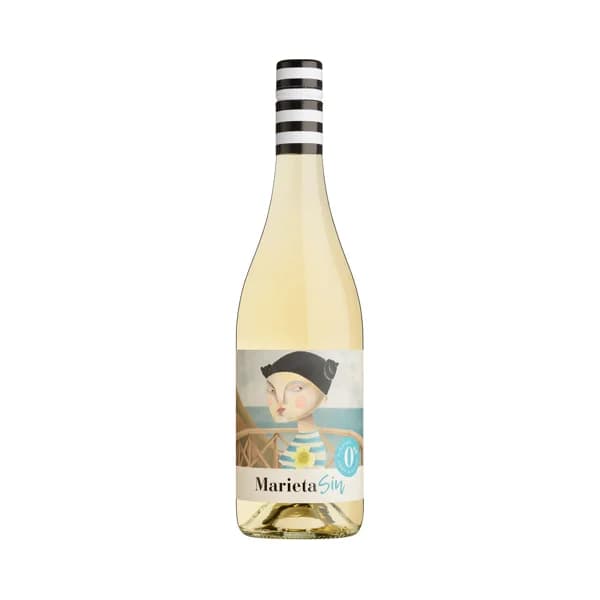 MARIETA Sin Vino blanco desalcoholizado (0%) botella 75 cl. - 1 ud - Imagen del producto en Findit