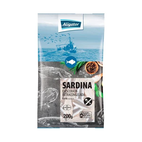 ALIGATOR Sardina evisc 12/16 200 g. - 0.2 kg - Imagen del producto en Findit