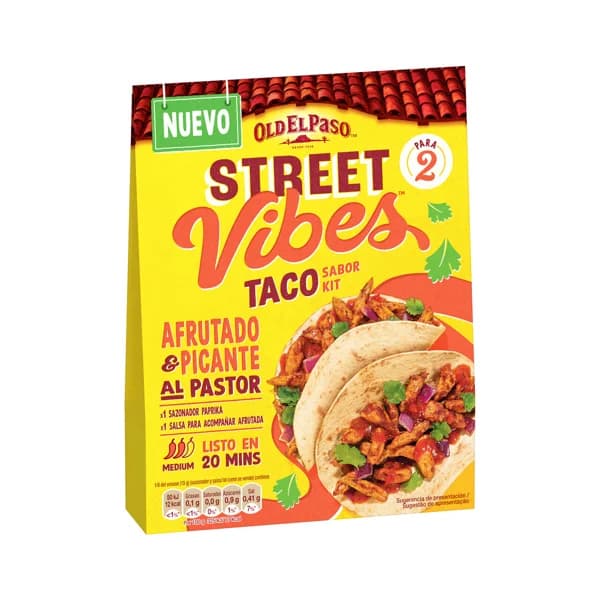 OLD EL PASO Street vibes Combo Kit de tacos 90 g - 0.09 kg - Imagen del producto en Findit